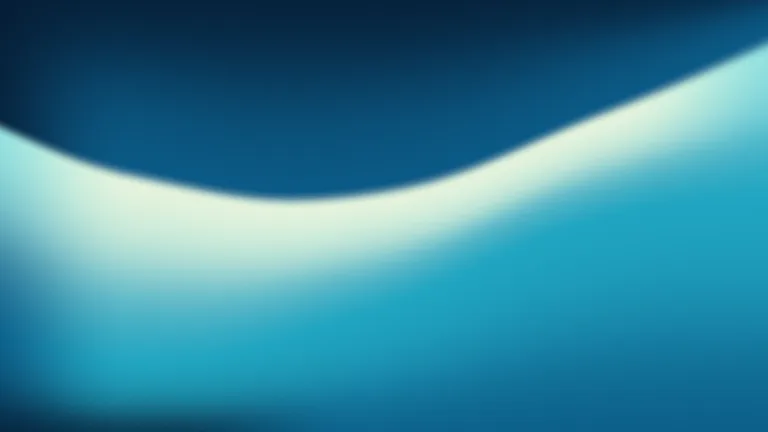 Oceanic Fold: A narrow cyan fold floats between two deep ocean fields.