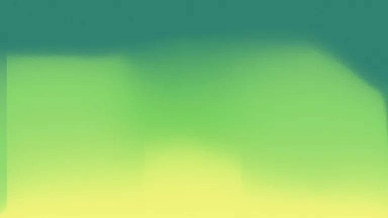 Meadow Light: Teal slopes opening into lime and pale yellow, finished with fine grain.