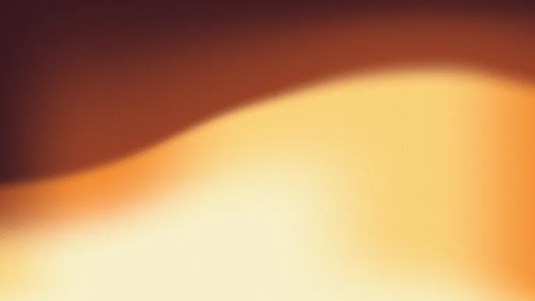 Amber Spill: A gold slope rises from a dark amber field.