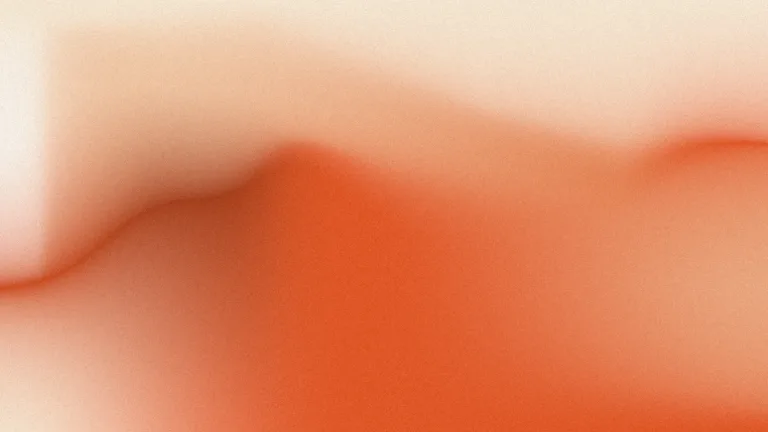 Red Velvet: A vermilion sweep dissolving into warm peach, with tactile grain.