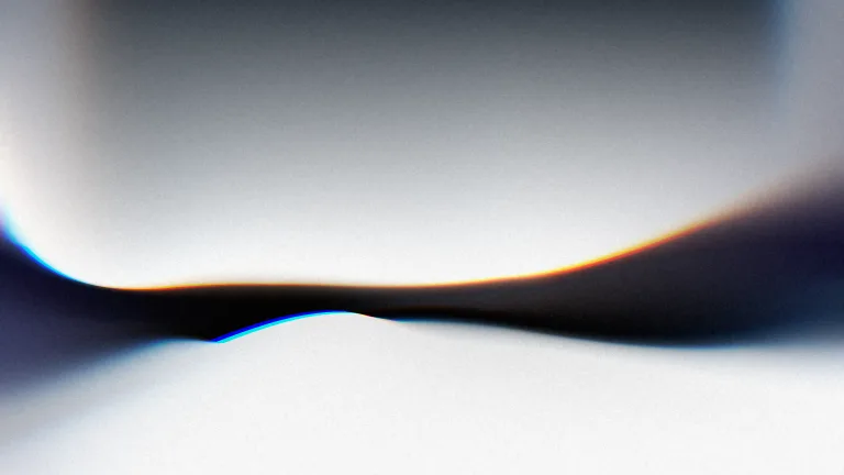 Mercury Fold: Silver folds around an ink-blue seam, edged with spectral light.